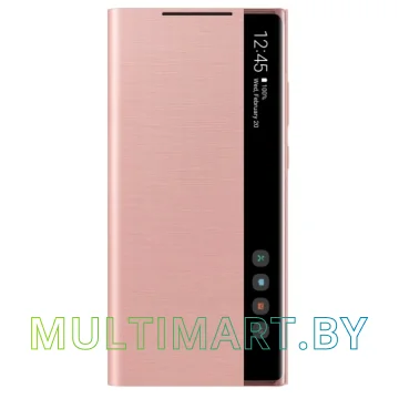 Чехол Samsung Smart Clear View Cover для Galaxy Note 20 (бронзовый)